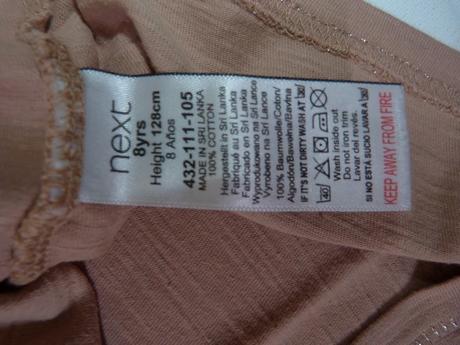 Bavlněné tričko vel. na 8 let, next,128