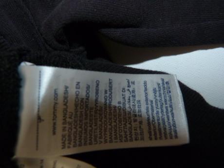 Tommy hilfiger černá mikina vel.128, tommy hilfiger,128