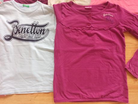 Trika dívčí s dlouhým rukávem vel.122-140, 128