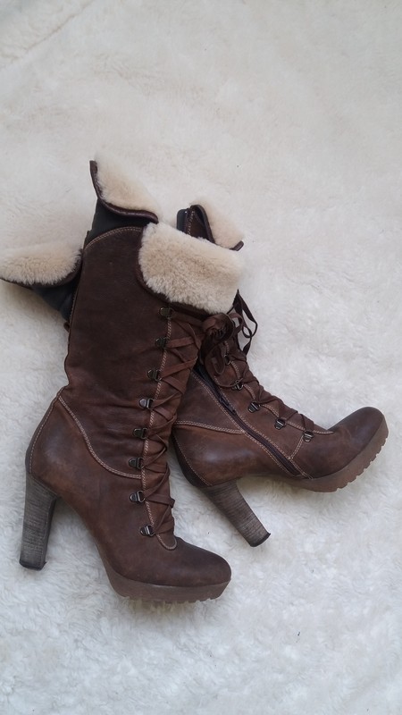 Italské kožené kozačky s kočičkou baťa vel. 40/41, baťa,40