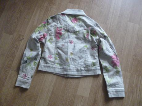Elastická kytkatá bunda 7-8 rose, 128