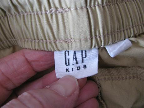 Chlapecké béžové plátěné šortky gap, gap,152