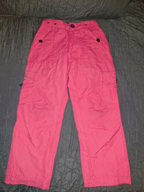 Růžové zateplené kalhoty zn. success vel. 104, success,104