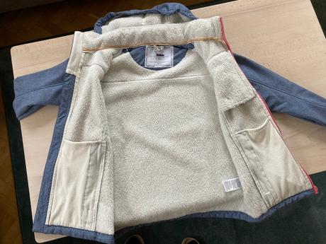 Softshellová bunda s kožíškem na jaro/podzim, tchibo,146