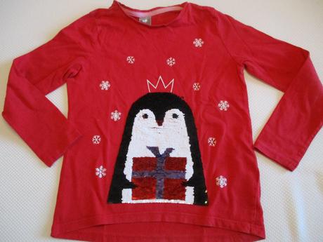 Tričko s flitry, 128