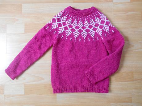 Dívčí svetr 75 vlna 9 let, 140