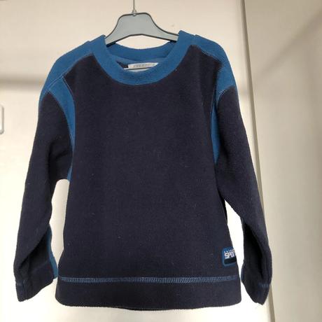 Modrá flísová mikina, 104