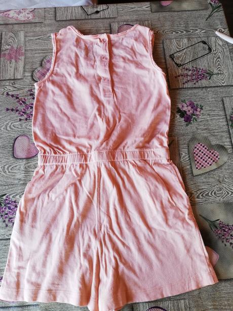 Overal dívčí letní, vel. 122/128, zn. minoti., minoti,122