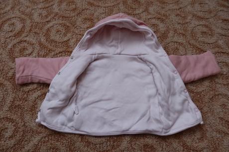 Zateplená mikina- kabátek, 62