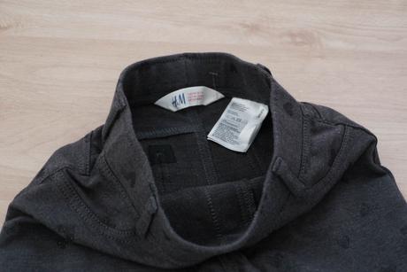 Treginy se srdicky - pevnejsi teplejsi material, h&m,134