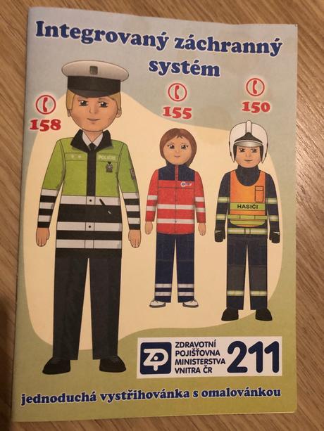 Oblíkací postavy - hasiči, policie, záchranka, 