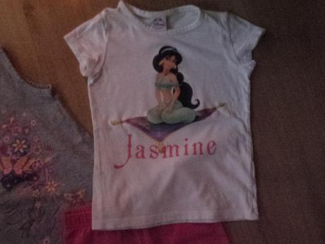 Legíny + tílko + tričko č.131, 104