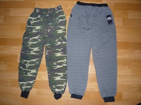 2x tepláky vel 128-134, cena za oboje, 128