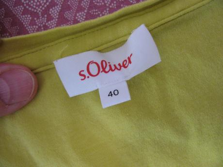 Žluto zelené dámské tričko s.oliver, s.oliver,40