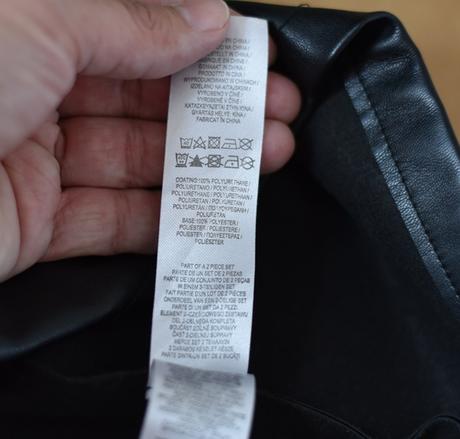 Koženkové šaty vel. 10 - 11 let, primark,146