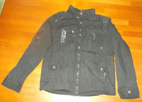 Jarní/podzimní bunda černá rebel, rebel,152