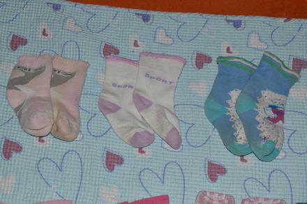 3x teplé froté ponožky 86/92, 86