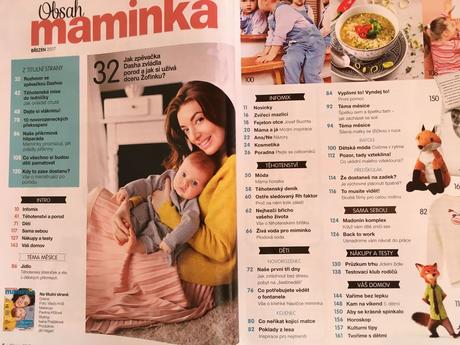 Časopis maminka 1,3-6/2017, 1/2018 (6 ks),