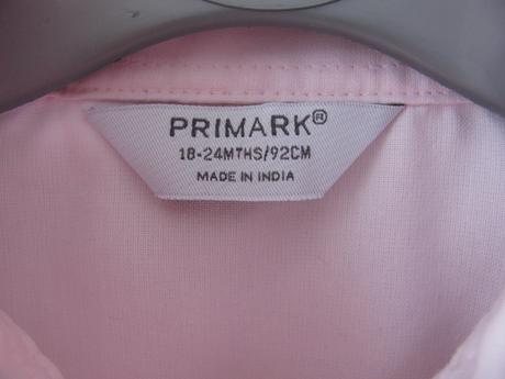 Společenská chlapecká souprava-vesta+košile, primark,92