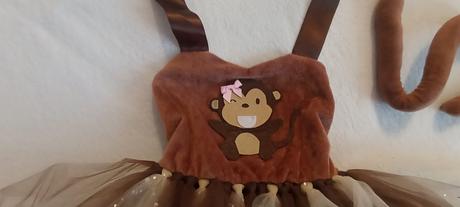 Kostým - šaty opička,