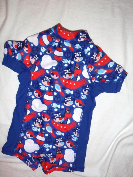 Nádherný plavecký overal - piráti, baby,74