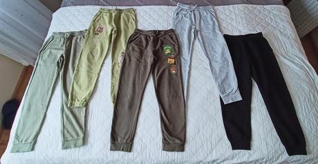 5x tepláky, 128/134, pepco,134