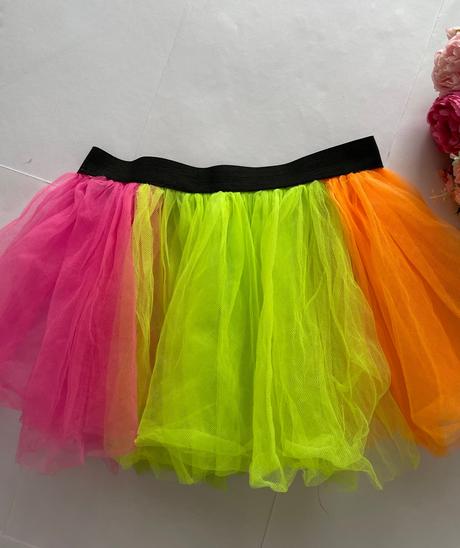 An6/ sukně barevná tylová,