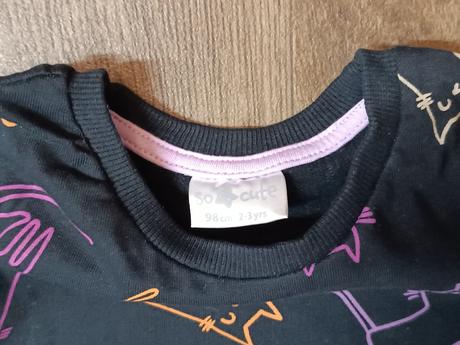 2x dívčí mikina s kočkami, so cute, vel. 98, 98