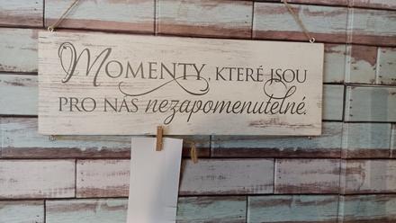 Ozdobná cedule,
