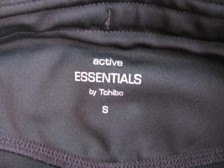 Přiléhavé elastické černé sportovní kalhoty, tchibo,s