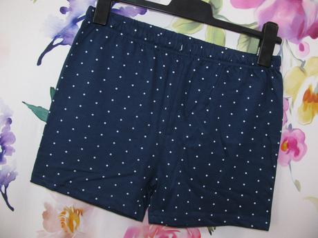 Tmavě modré bavlněné šortky, ovs,164