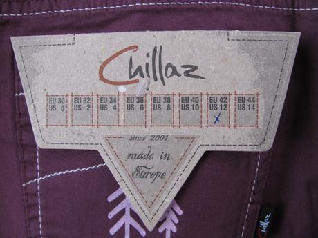 Strečové 3/4 capri kalhoty, barva bordo, 42