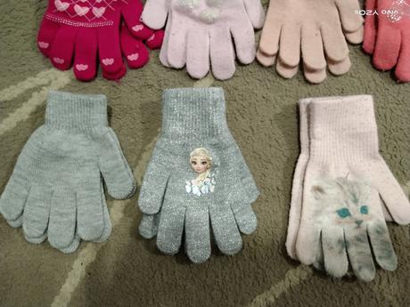 Rukavice pro holčičku, 110