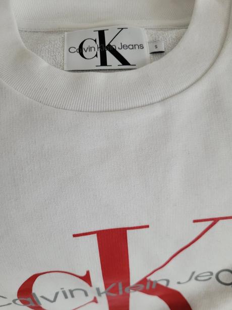 Dámská mikina bílá, calvin klein,s