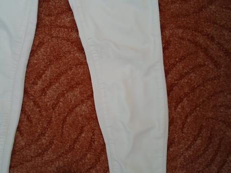 Bílé kalhoty rifle džíny, 40