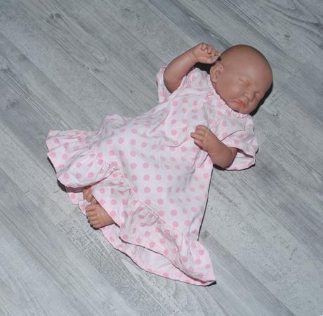 Manžestrové růžové šaty s puntíky, marks & spencer,68