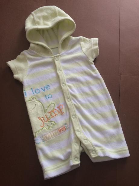 Froté overálek s kapuci -v.0-3 m., baby,62