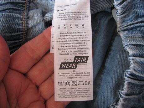 Džínové dámské šortky, kraťasy qs, quiksilver,36