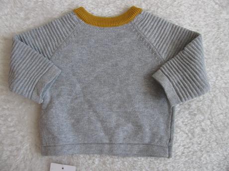 Novorozenecký svetřík s dinosaurem, mothercare,50