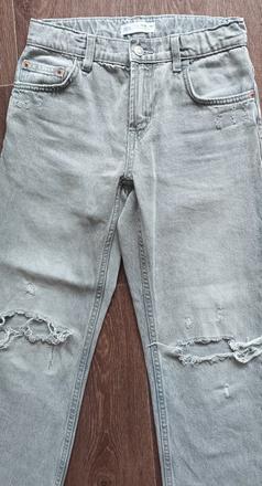 Krásné frajerské džíny zara loose fit vel. 152, zara,152