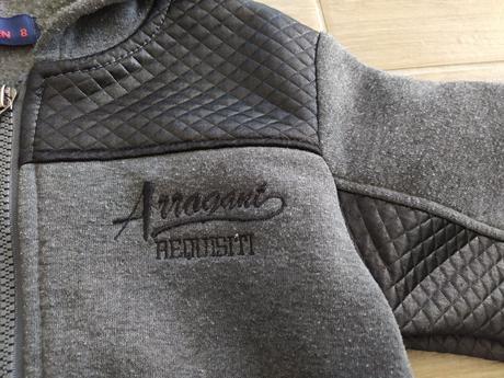 Šedá mikina s kapucí, good children,134