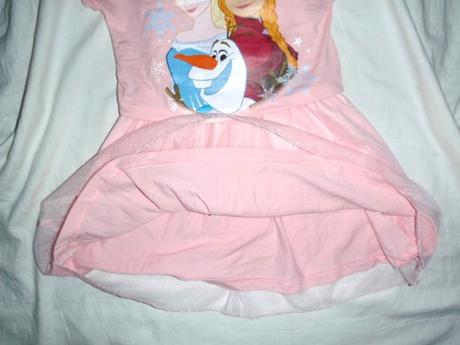 Bombastické šatečky frozen - ledové království, disney,92
