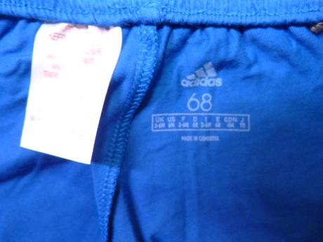 Bavlněné kraťase vel.68, adidas,68