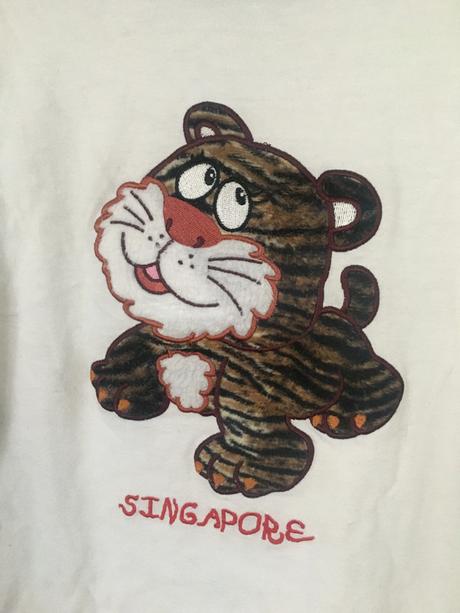 Vel. 110 bílé triko s tygrem, 110