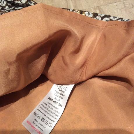 Slavnostní šaty se zlatými odlesky zn. next, next,92