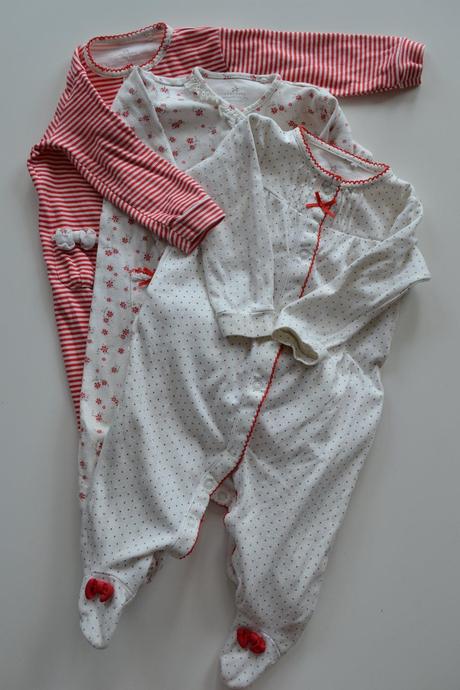 Bavlněné dupačky 3ks, next,74