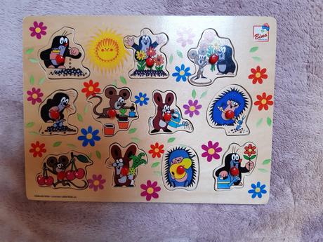 Dřevěné vkládačky 3ks, 