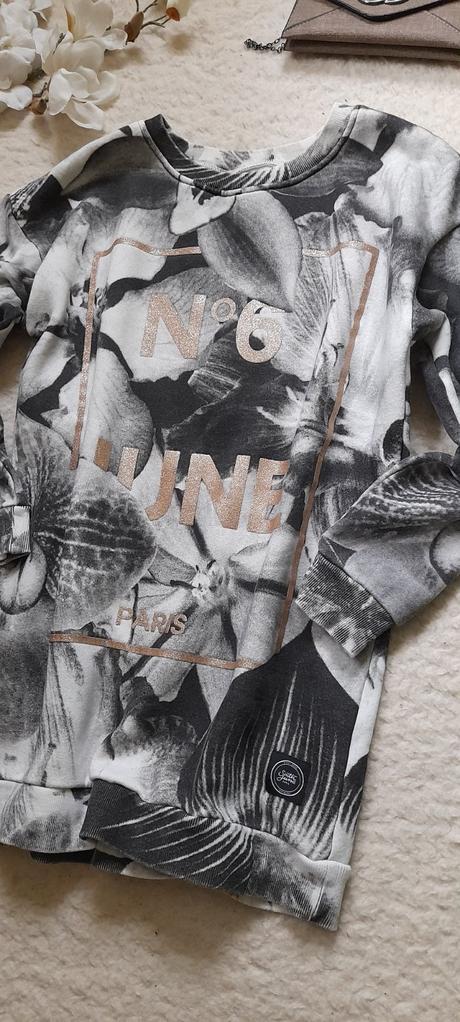 Sixth june paris mikina s orchidejemi, l