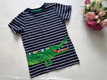 Triko modro bílé - v.5/6 let, 116