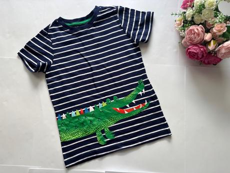 Triko modro bílé - v.5/6 let, 116